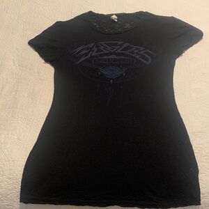 Eagles Tour 2010 Women. Black Very Thin TShirt PreOwned Size XL Fits like XS/S